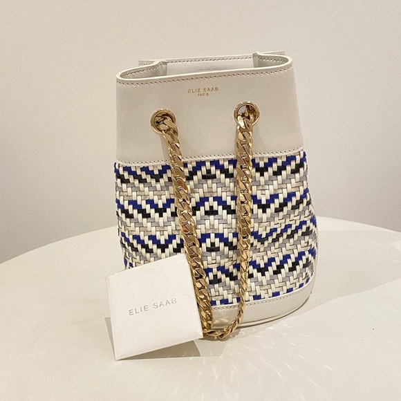 Ellie Saab Small Bucket Bag - Picture 1 of 8
